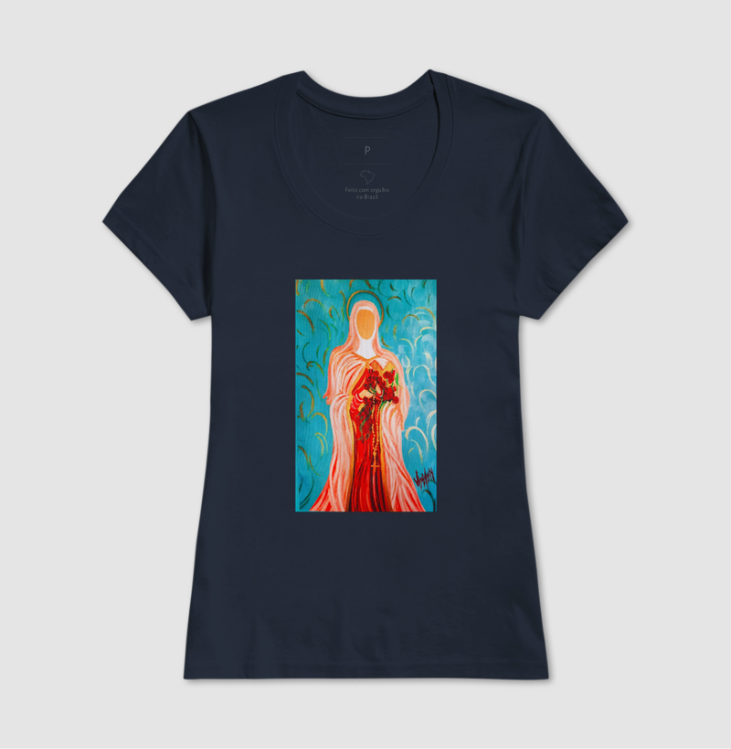 Camiseta Santa Teresinha do Menino Jesus Arte Sacra - Imagem 7