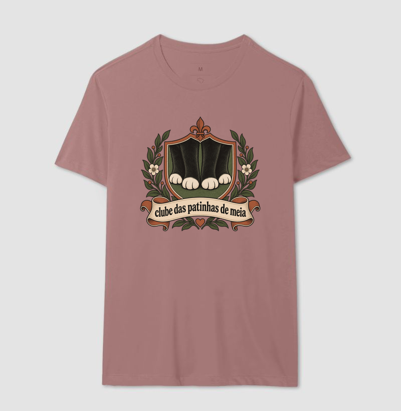 Camiseta Gato Preto "clube das patinhas de meia" | Pelo & Pano - Imagem 16