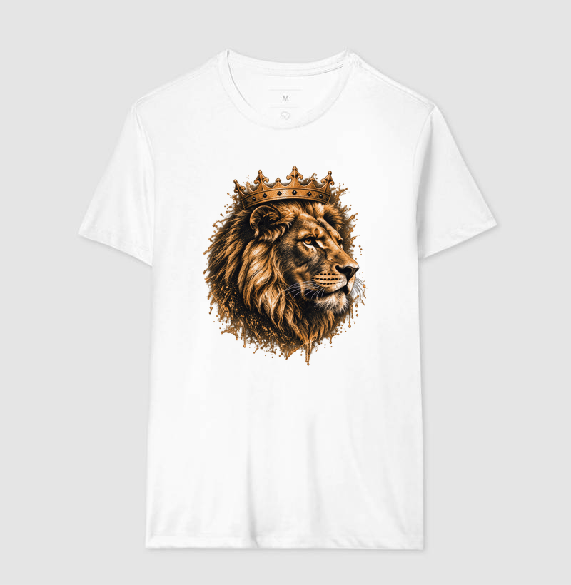 Leão Coroado — Camiseta Oversized - Imagem 4