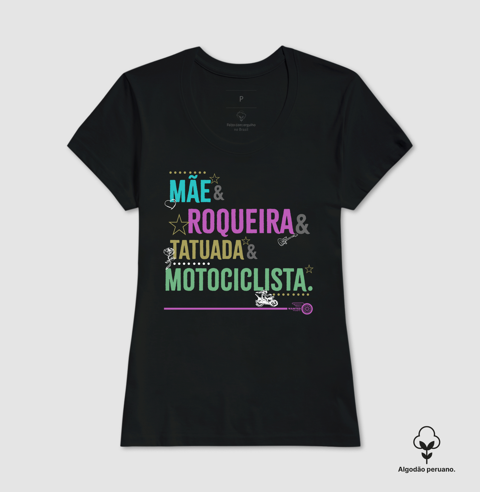Mãe, Roqueira, Tatuada, Motociclista - Color - Imagem 7