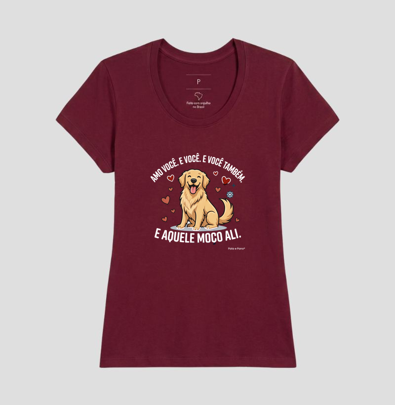 CAMISETA GOLDEN RETRIEVER AMO - Imagem 19