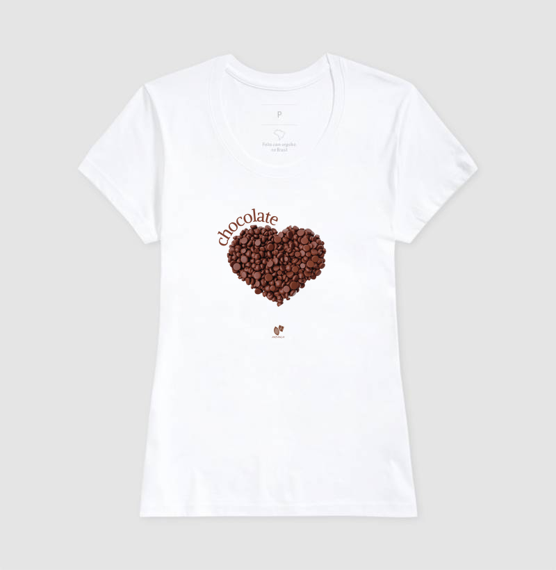 Coração gotas de chocolate - Imagem 6