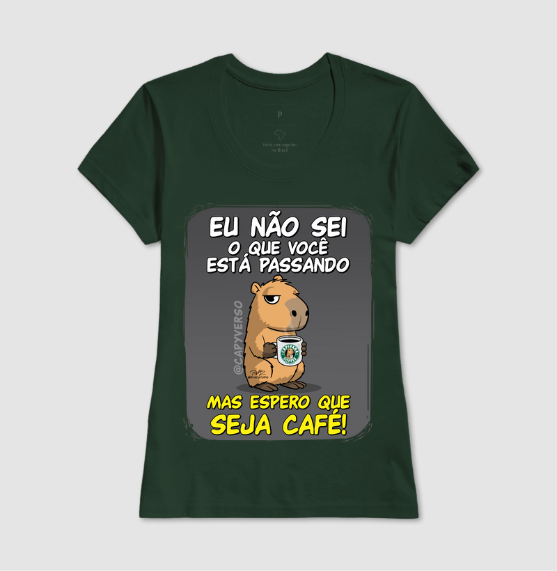 Camiseta Capivara Seja Café - Imagem 13