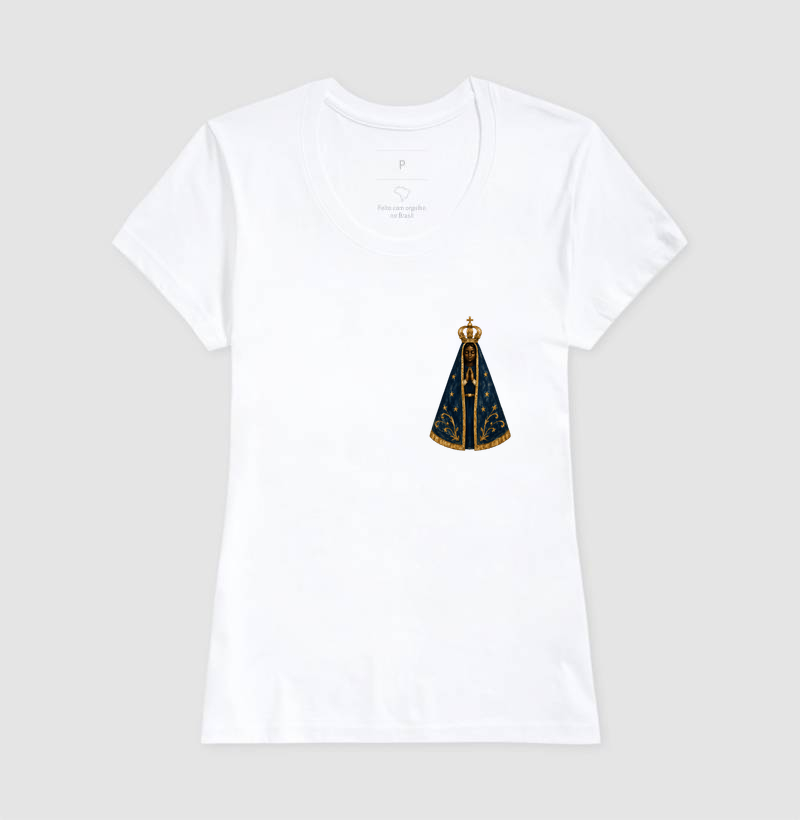 Nossa Senhora Aparecida - Manto Azul e Ouro - Imagem 5