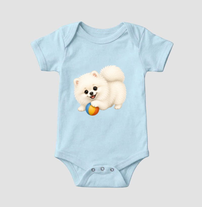 Pomerânia (Spitz Alemão) Branco - Desenho Animado - Imagem 4