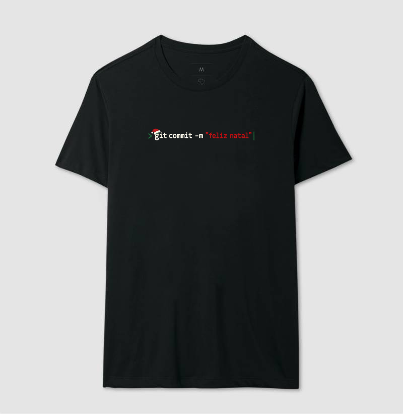 git commit -m "feliz natal" — Christmas Dev - Imagem 2