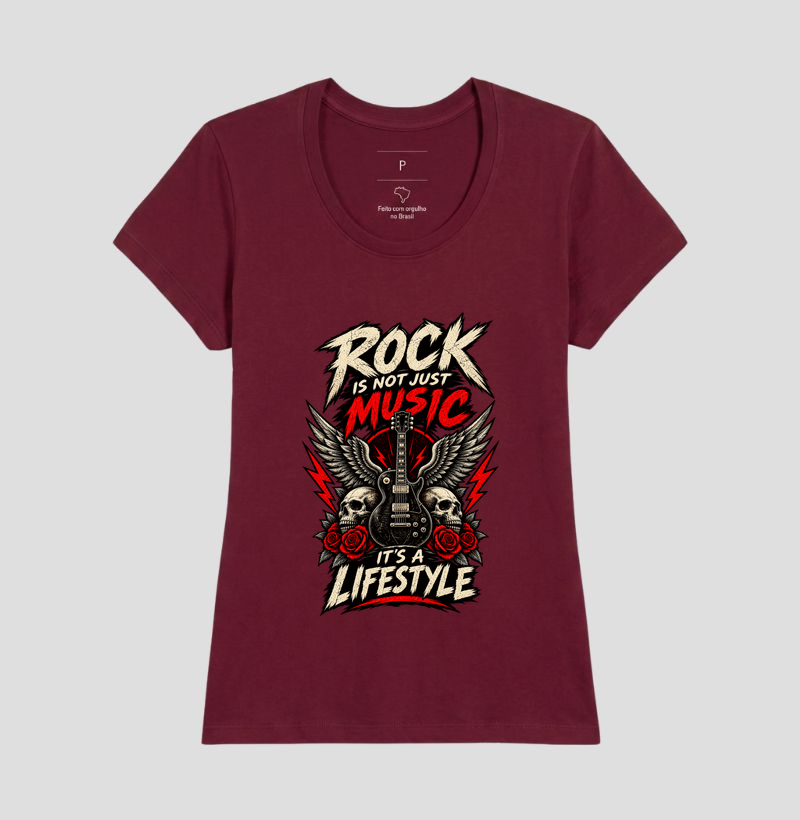 Camiseta Rock Is Not Just Music It’s a Lifestyle - Imagem 15