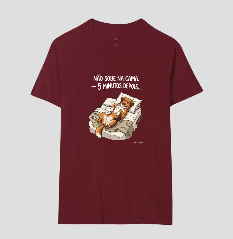 CAMISETA NOSSO MASCOTE SOBE NA CAMA - Imagem 18