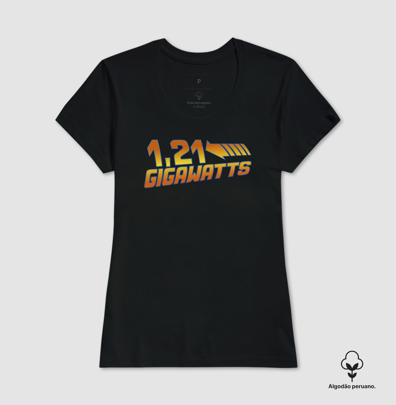 Camiseta 1,21 Gigawatts Algodão Peruano - Imagem 7