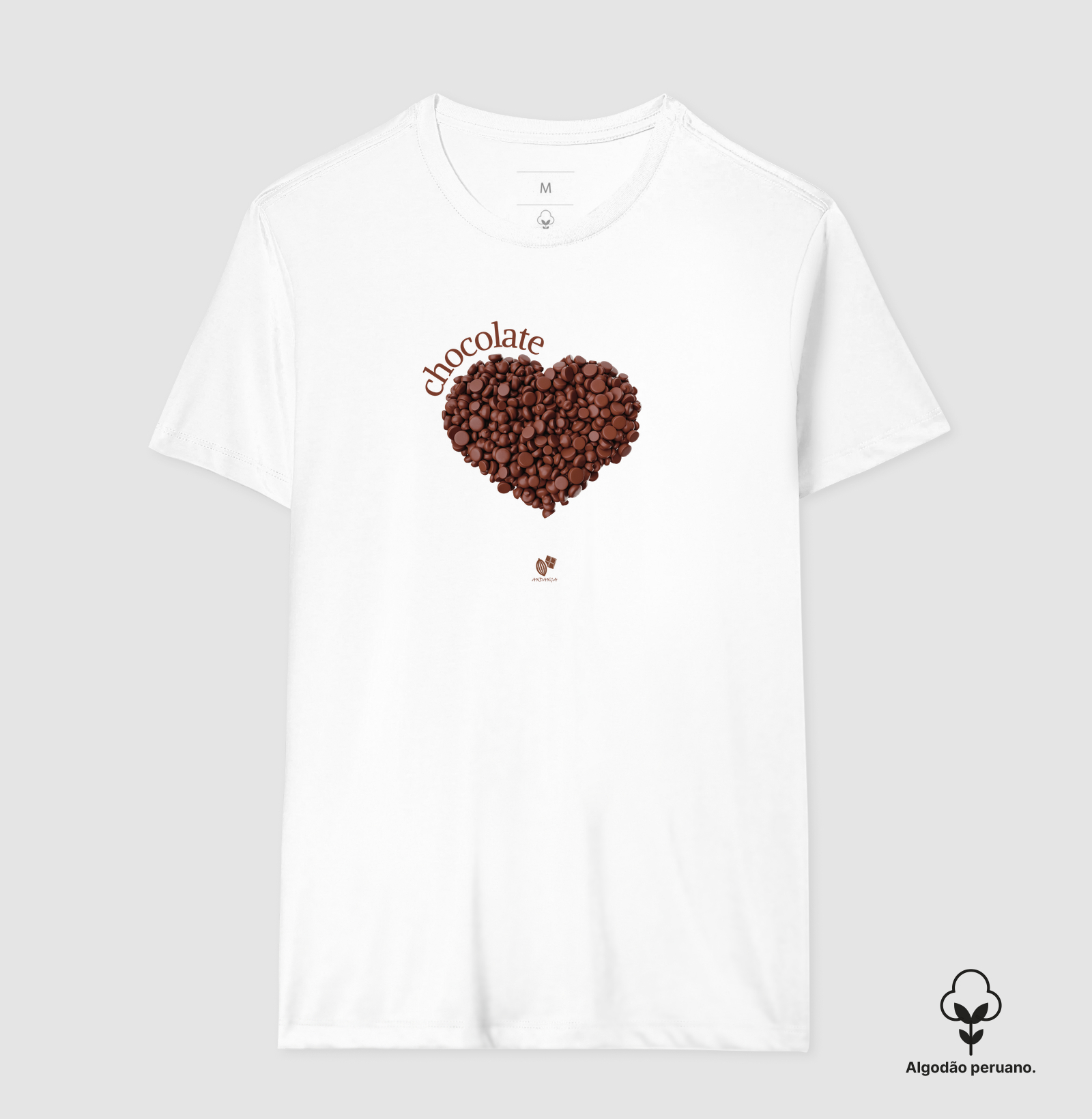 Coração gotas de chocolate - Imagem 5