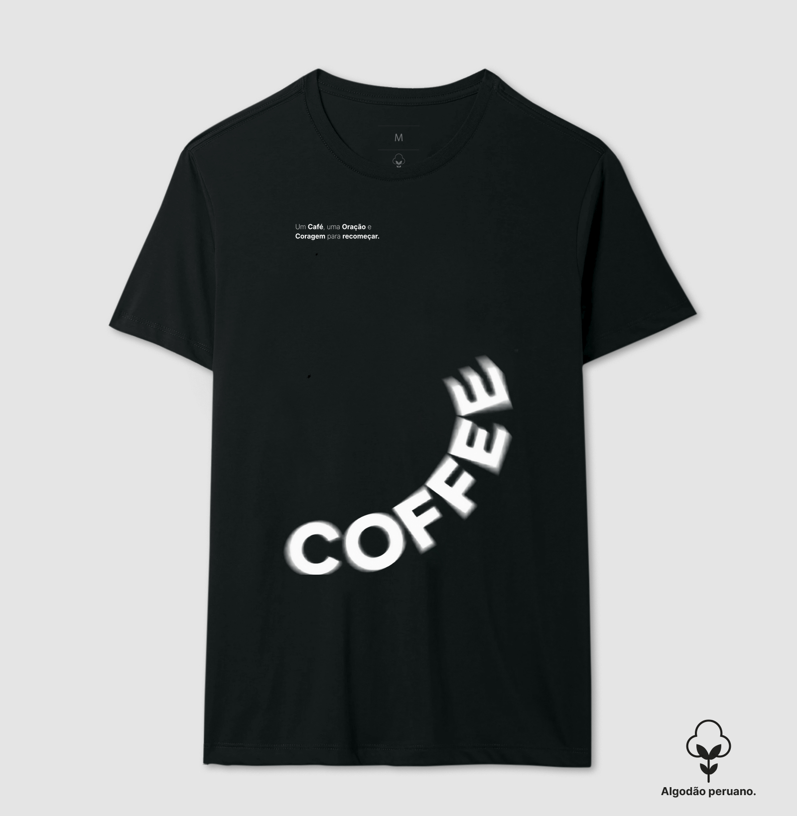 Camiseta Café & Recomeço — Algodão Peruano - Imagem 7