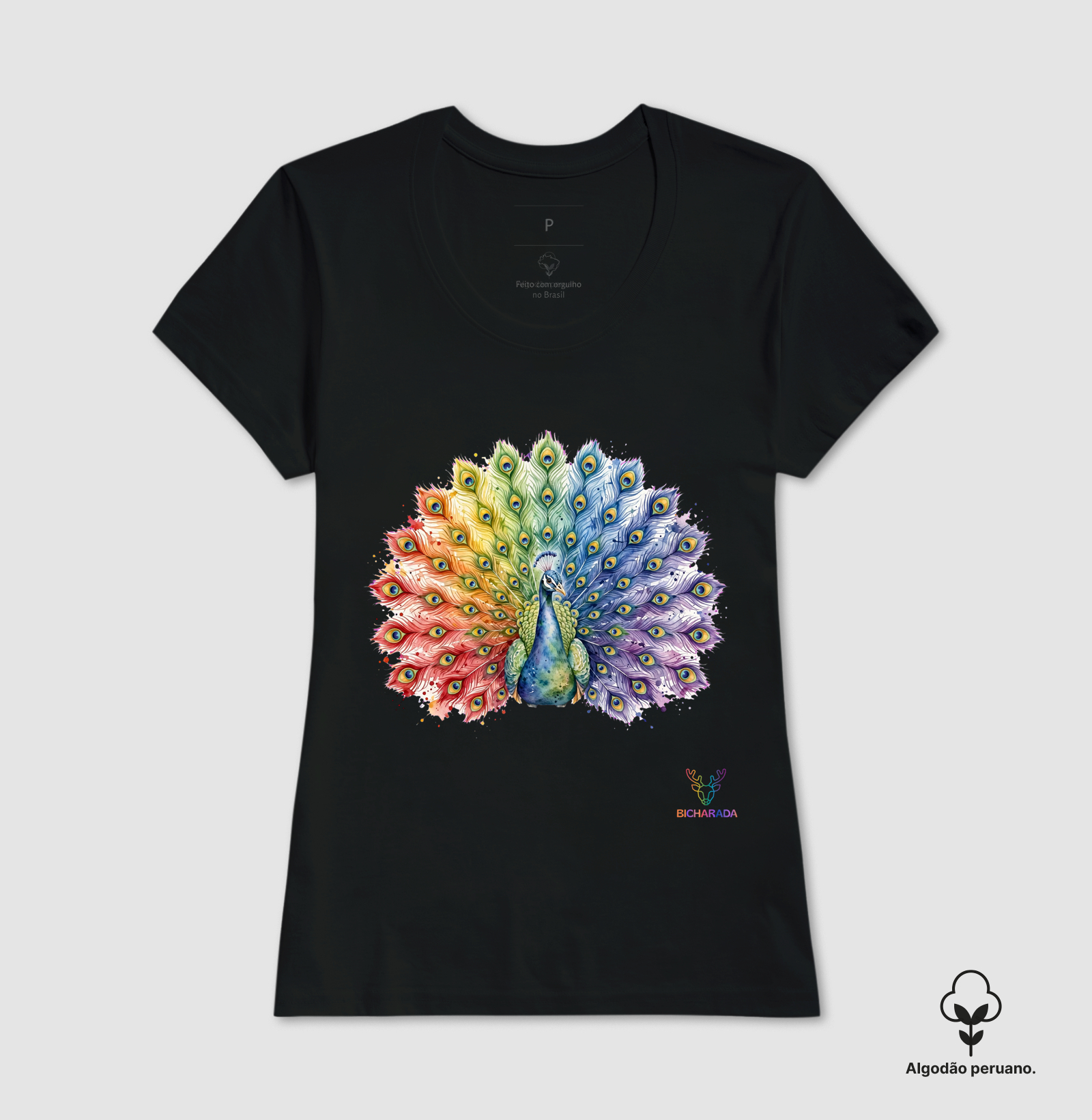 Pavão 🦚 arco íris  - Imagem 4