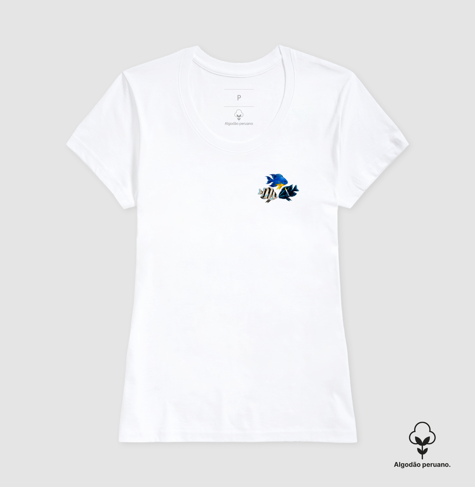 Peixes - Mini - Donzelas - Algodão Peruano - Imagem 7