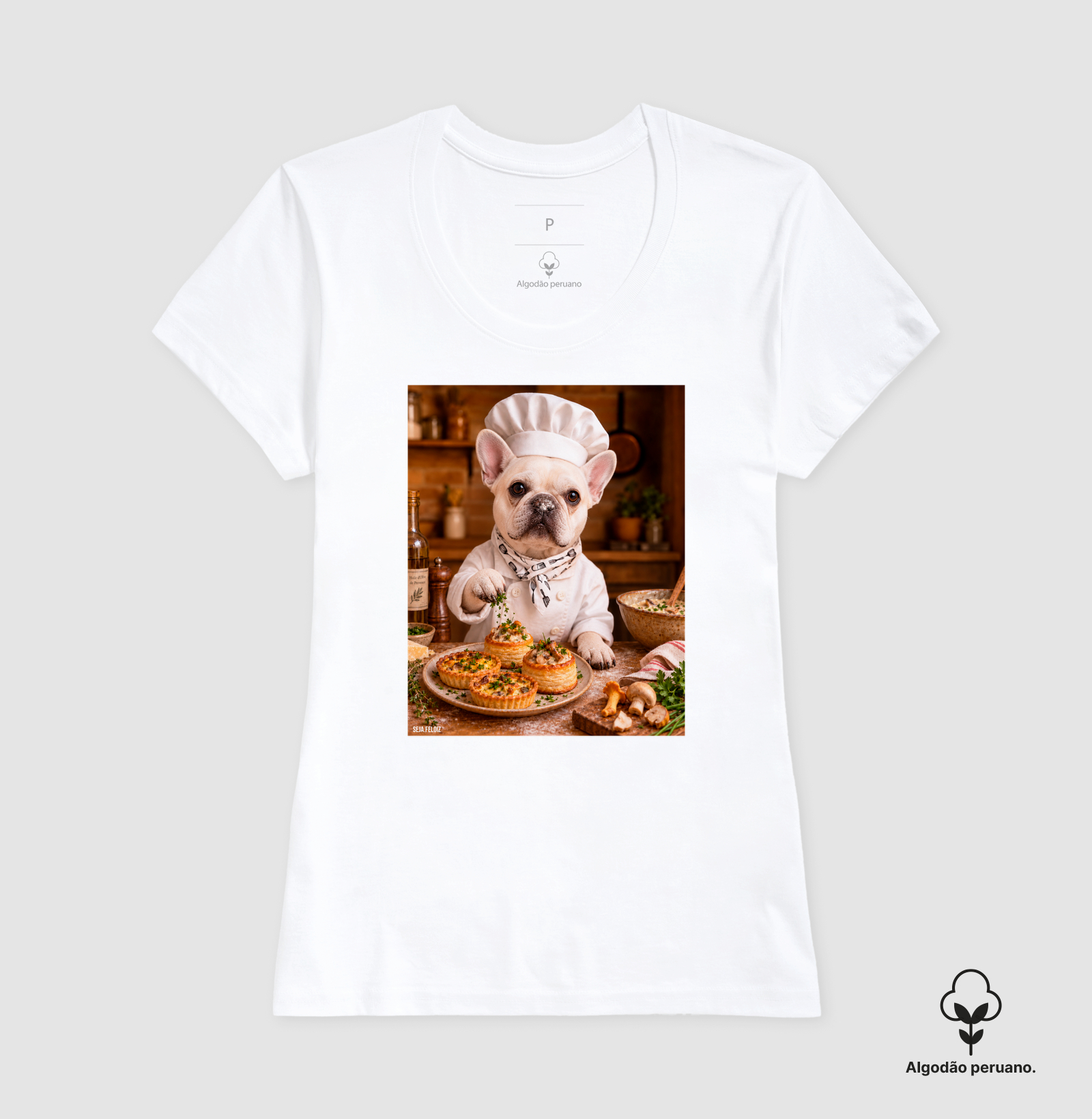 Frenchie Chef à Française 🇫🇷🐾Branco - Imagem 6