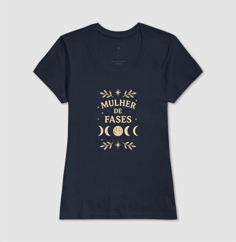 Camisa Mulher de fases!  Coleção Música. Masculina e Feminina. Algodão Premium.. - Imagem 6