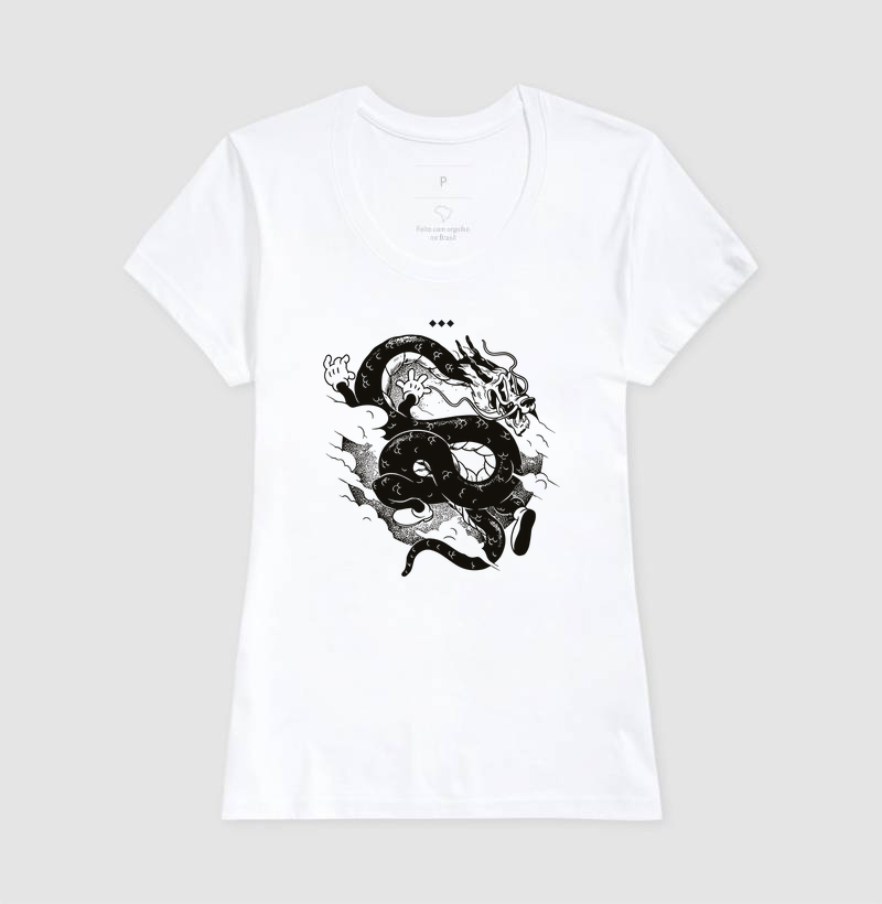 Camiseta Dragão Cartoon - Imagem 3