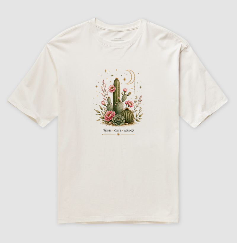 Camiseta Flor no deserto - Imagem 4