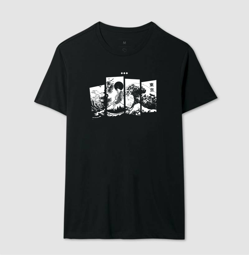 Camiseta Kanagawa Koi - Imagem 2