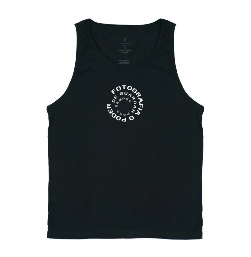 Camiseta regata fotografia o poder de guardar para sempre - Imagem 3