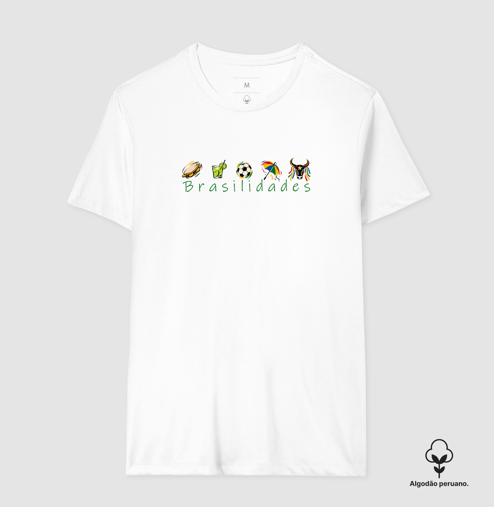 Camiseta Algodão Peruano Ícones Brasilidades - Imagem 6