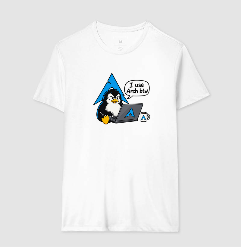 I Use Arch BTW — Pinguim Arch Edition - Imagem 4