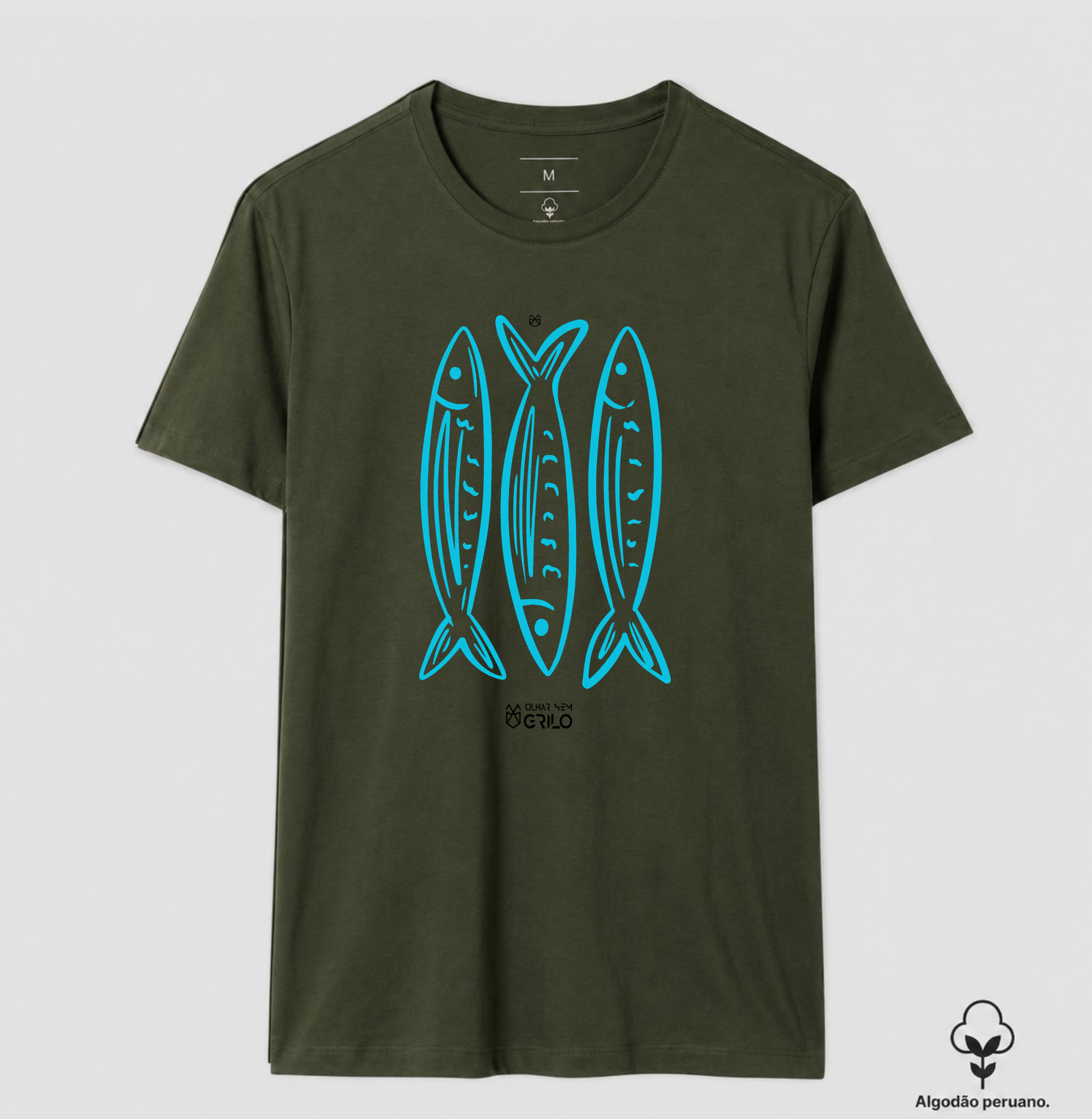 Camiseta Algodão Peruano - Peixe - Imagem 4