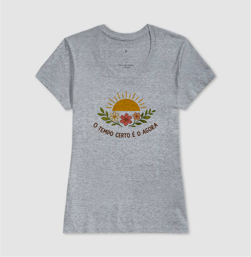 Camiseta O Tempo certo é o agora - Alma Vestida - Imagem 9