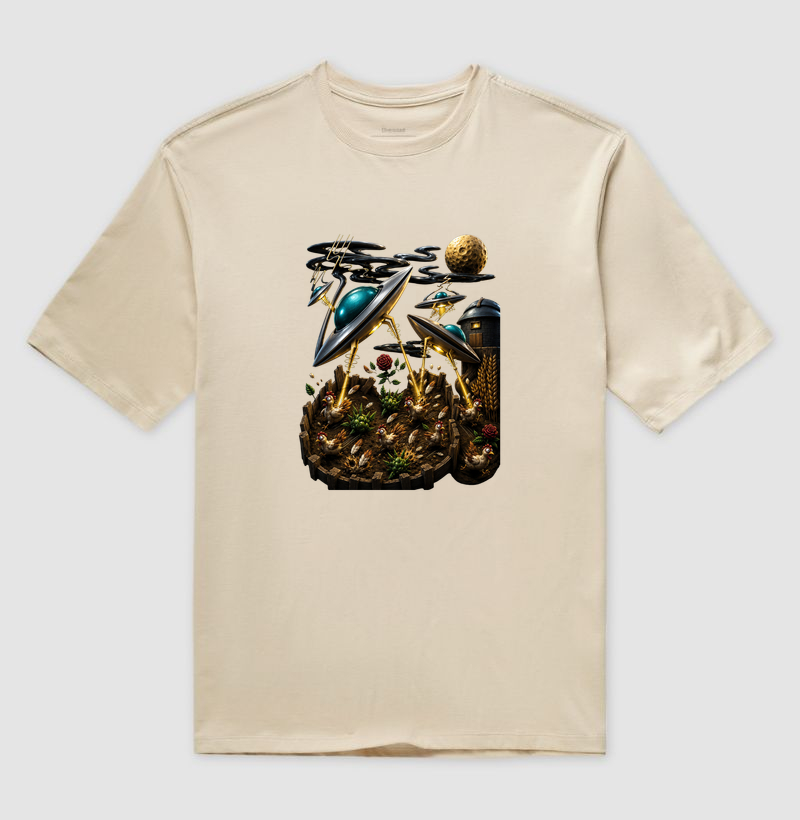 Camiseta Oversized Invasão no Galinheiro - Imagem 6