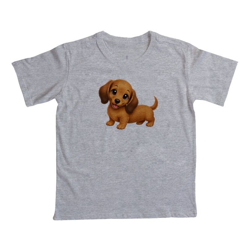 Dachshund Marrom - Desenho Animado - Imagem 2