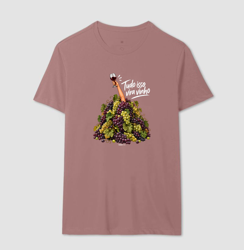 Camiseta “Tudo Isso Vira Vinho” – Humor & Lifestyle - Imagem 14