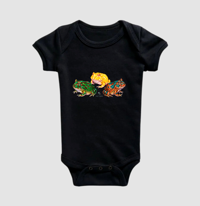 Réteis - Sapo Pac-Man - Body Infantil - Imagem 4