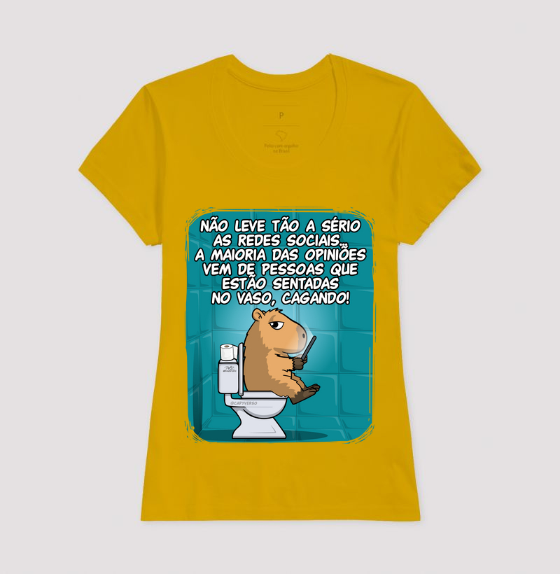 Camiseta Capivara Banheiro - Imagem 15