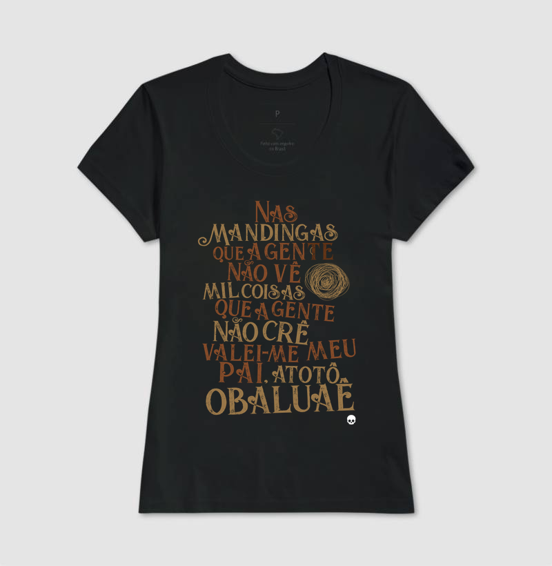 Camiseta Umbanda Orixá Obaluaê Omolu Atotô - Imagem 3