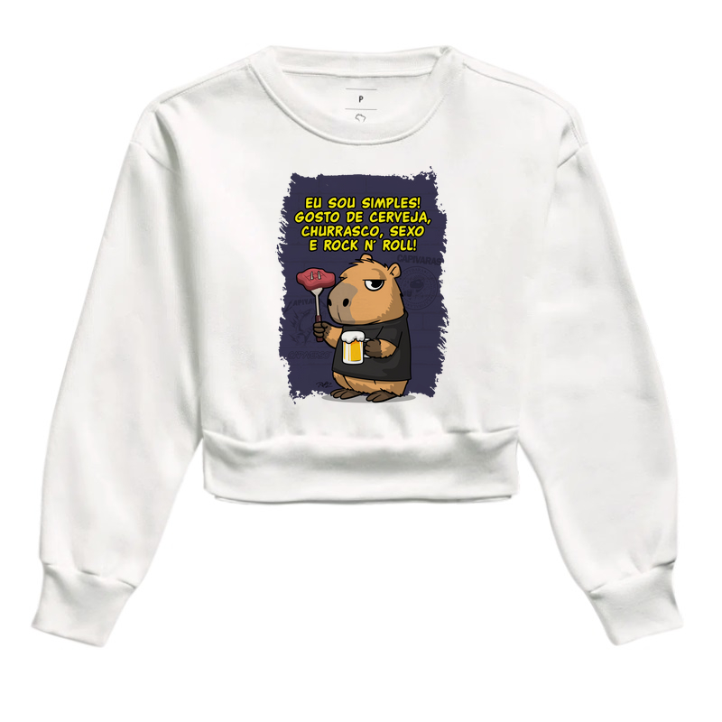 Capivara Rock Simples - Imagem 3