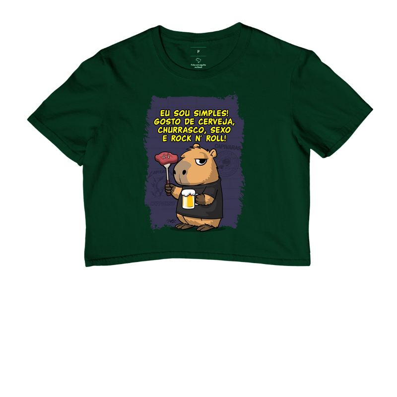 Capivara Rock Simples - Imagem 5