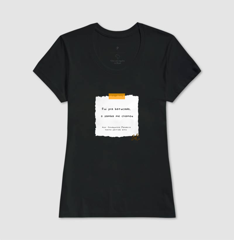 Camiseta Fui Pra Batucada - Imagem 3