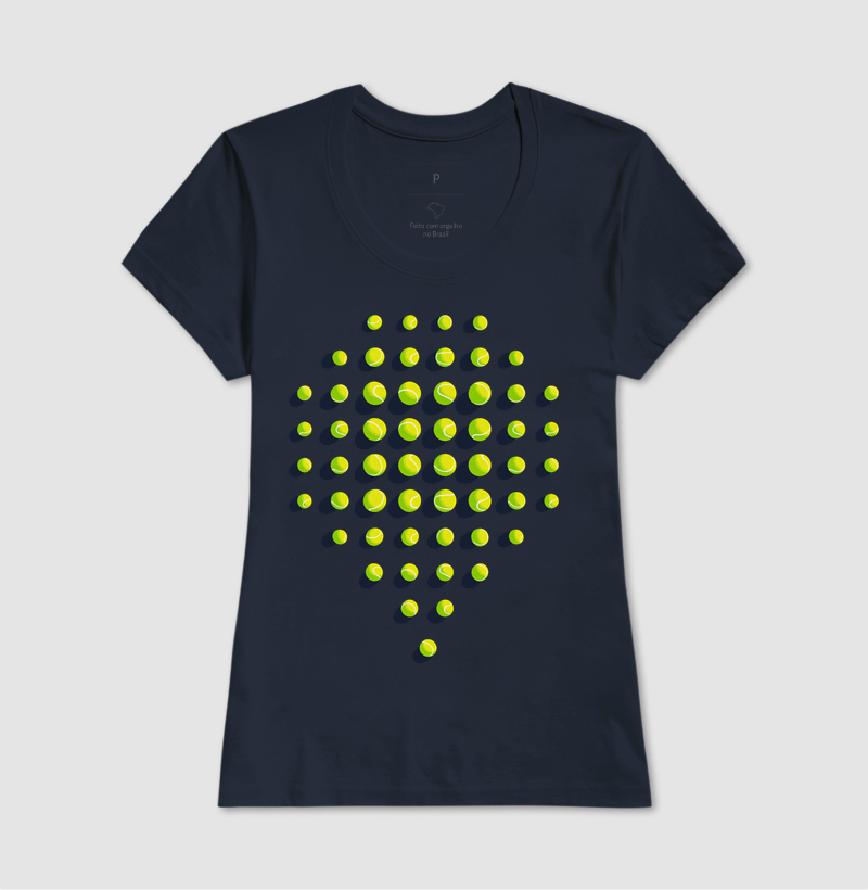 Camiseta Padel Raquete de Bolinhas - Imagem 7