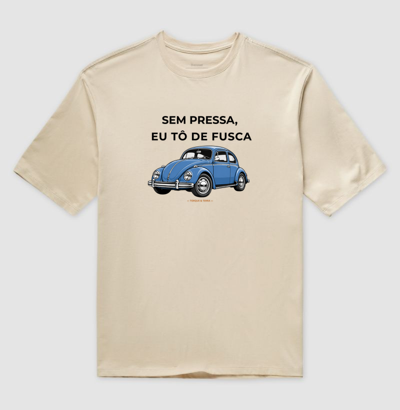 Sem pressa, eu tô de fusca - Azul médio acinzentado - Imagem 3