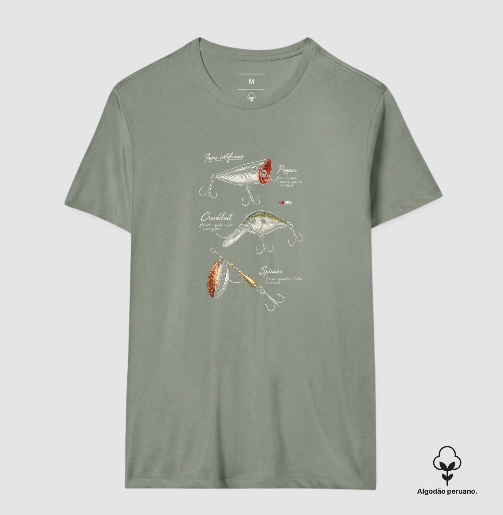 Camiseta Red River – Iscas Artificiais - Imagem 4