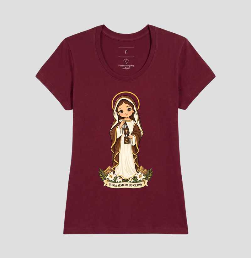 Nossa Senhora do Carmo estilo chibi - Imagem 17