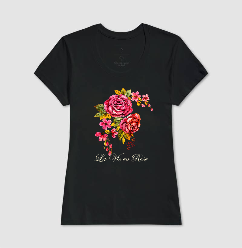 Camiseta La Vie en Rose - Imagem 3