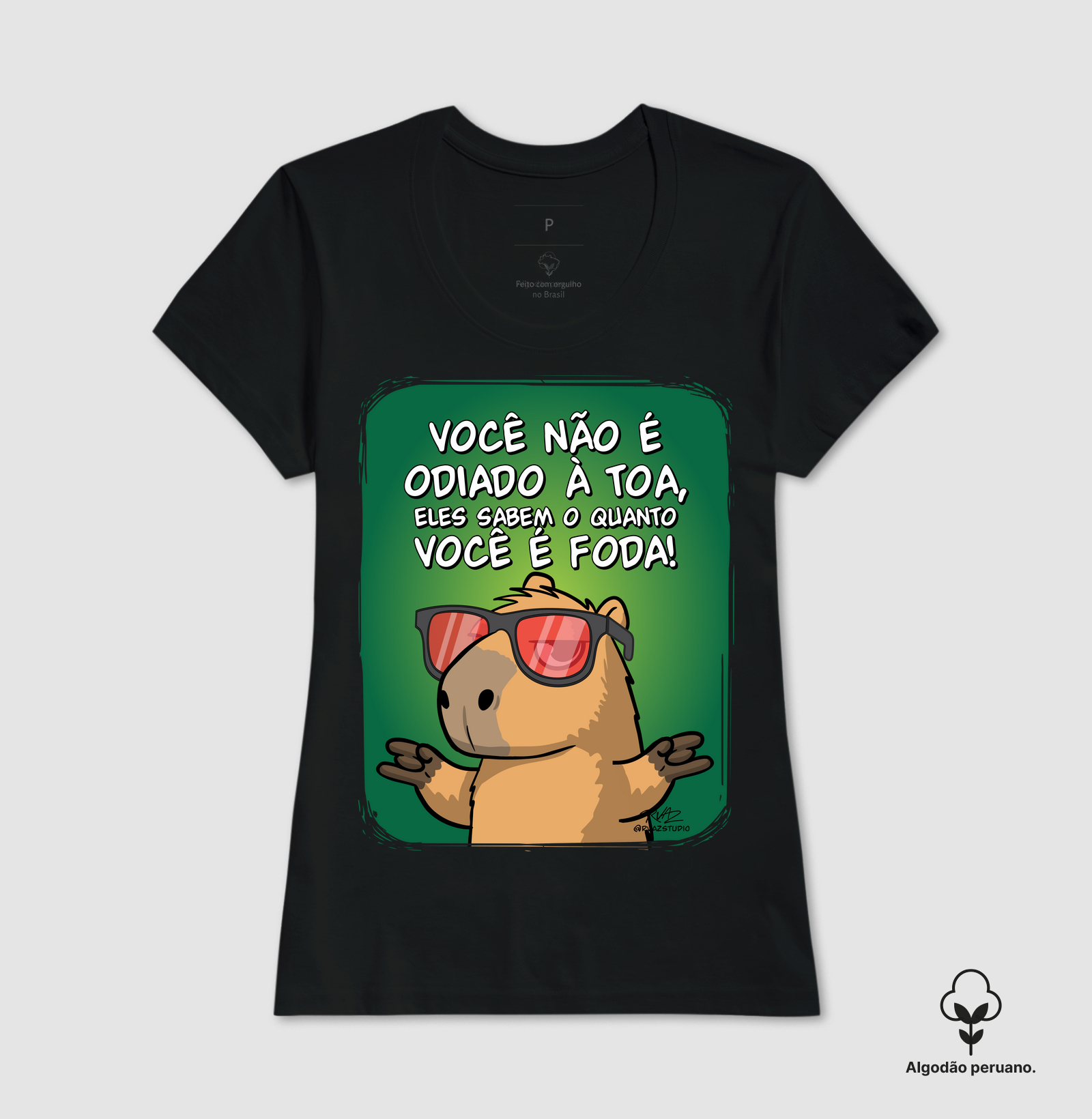 Camiseta Capivara Você é Foda - Imagem 3