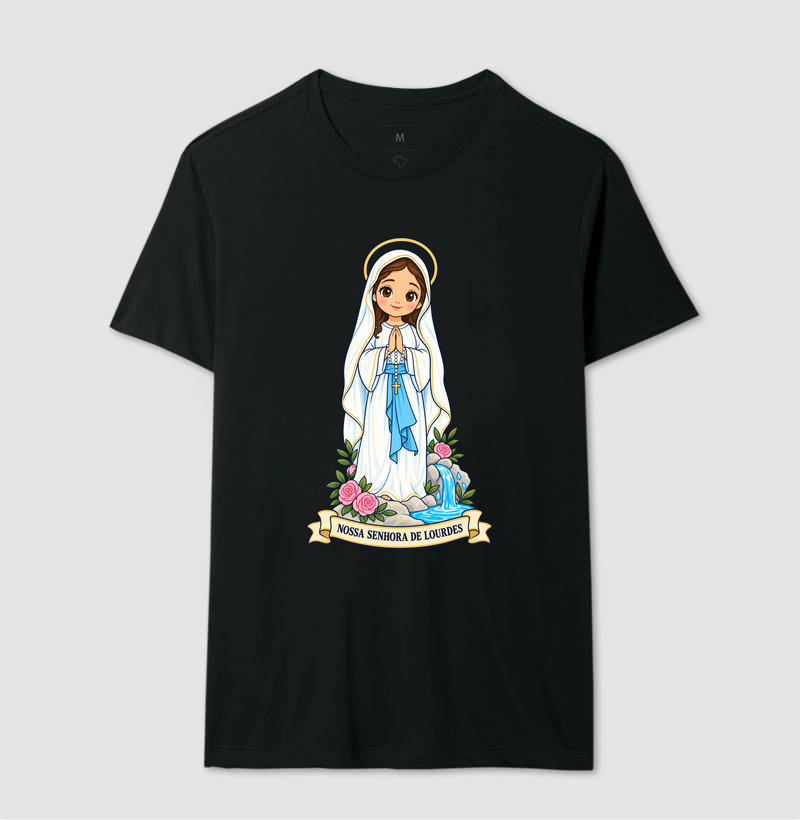 Nossa Senhora de Lourdes estilo chibi - Imagem 2