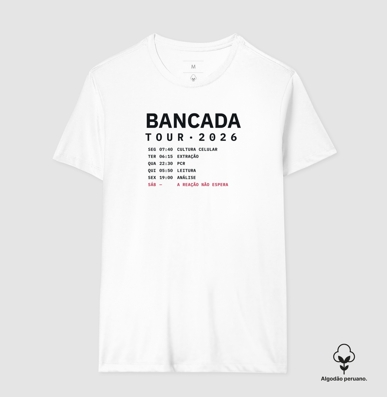 Camiseta Pima Masculina Bancada Tour - Imagem 4