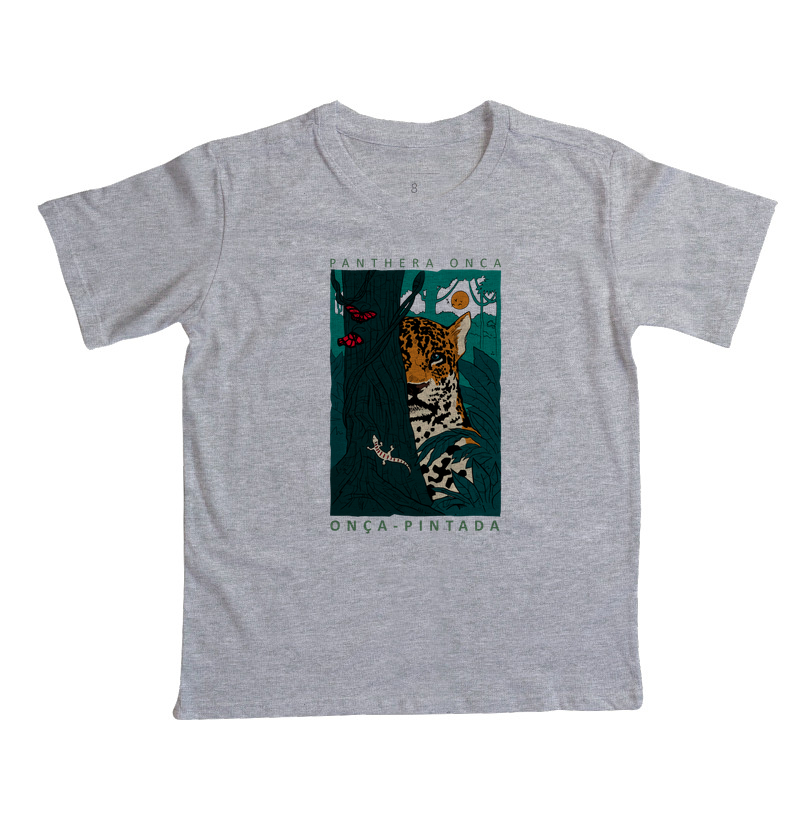 Camiseta Infantil Onça-pintada - Imagem 7