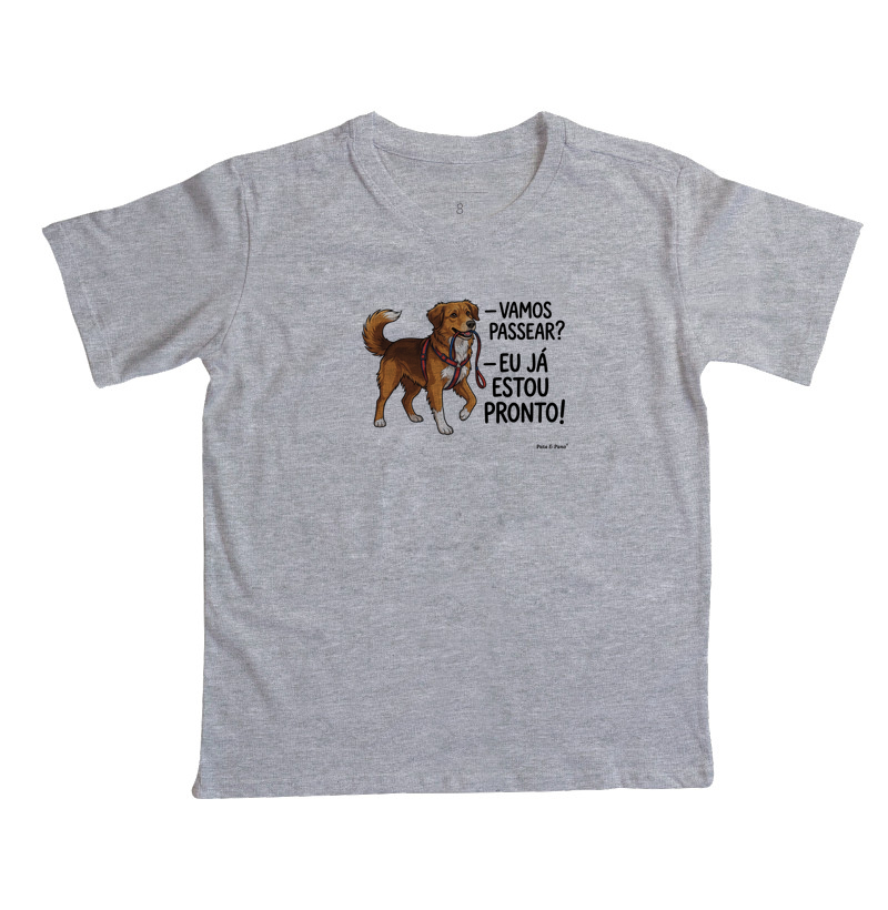 CAMISETA INFANTIL NOSSO MASCOTE PASSEAR  - Imagem 6