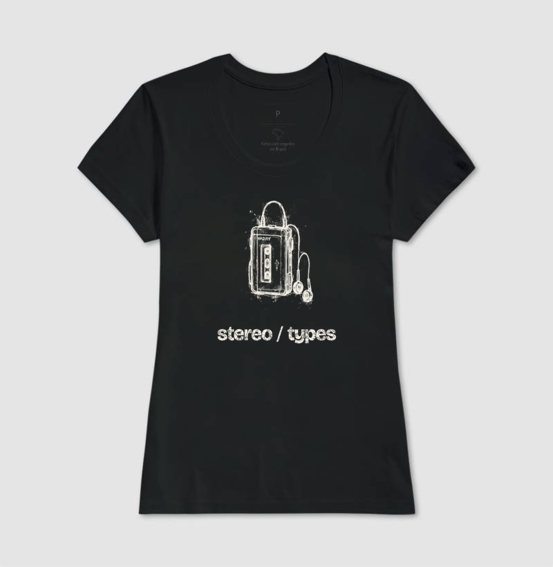 Toca-fitas Portátil · Carvão · Traço Claro · STEREO TYPES - Imagem 3