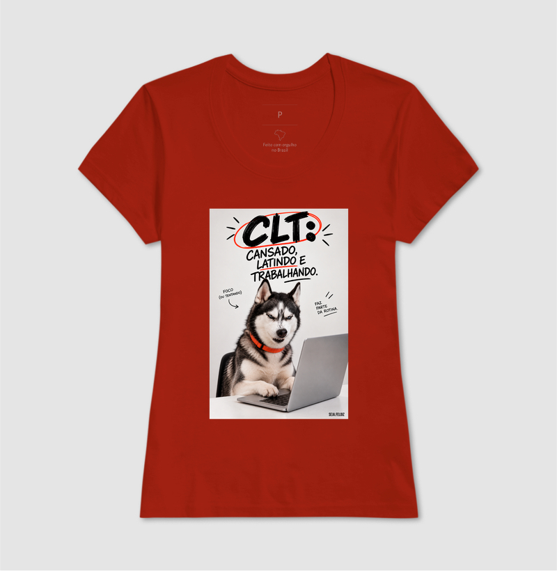 🐺💻 CLT — Cansado, Latindo e Trabalhando! 🐾😂 Husky - Imagem 9