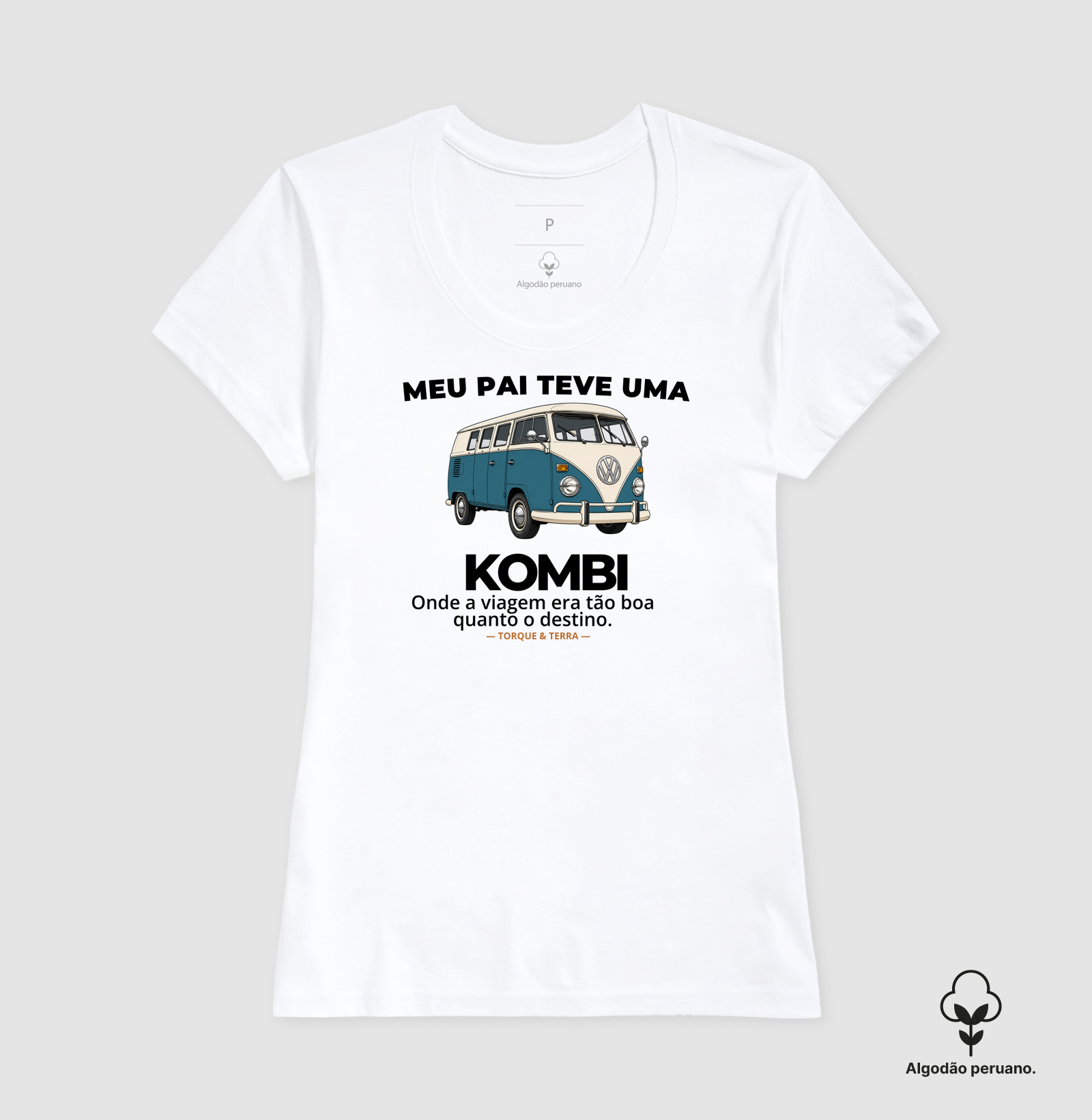 Meu pai teve uma - KOMBI - azul com branco - Imagem 9