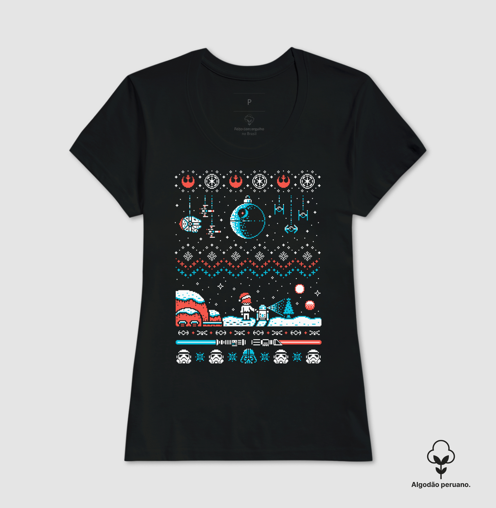 Natal Galáctico Pixel Art - Imagem 3